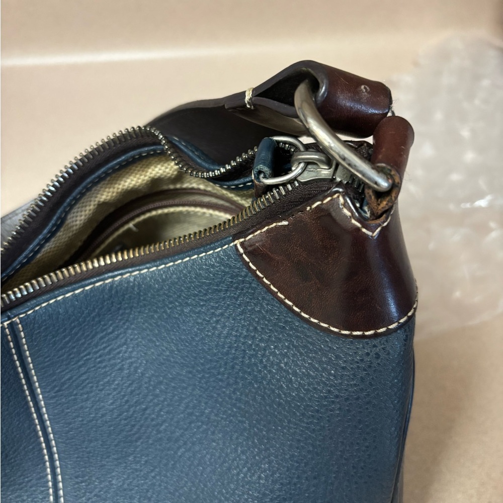 Vintage Dooney & Bourke Navy Shoulder Bag - Picture 16 of 16